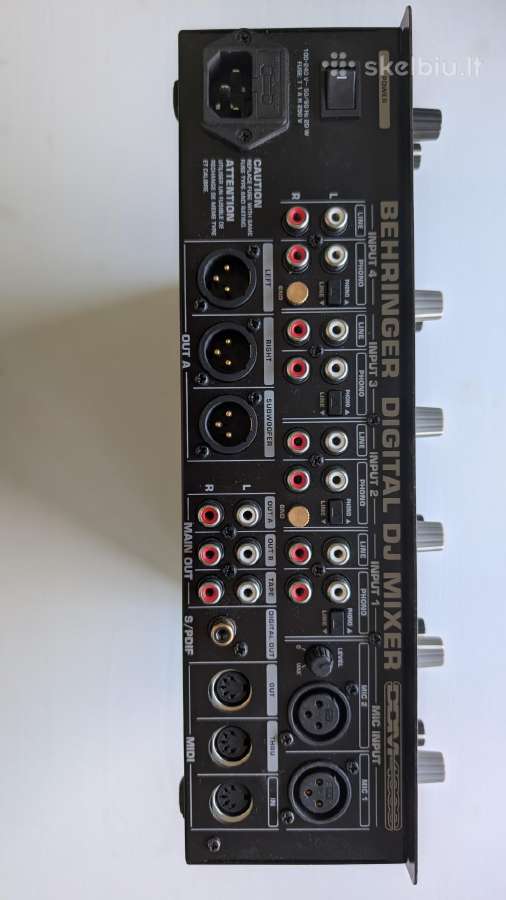 Behringer Ddm4000 Dj mikšeris - nuotraukos Nr. 4