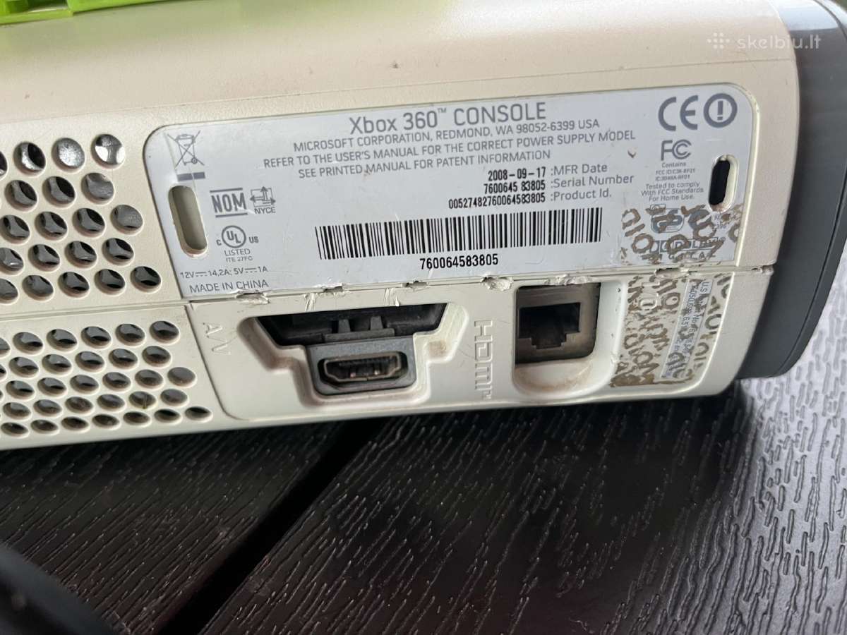 Xbox 360 su zaidimais - nuotraukos Nr. 3