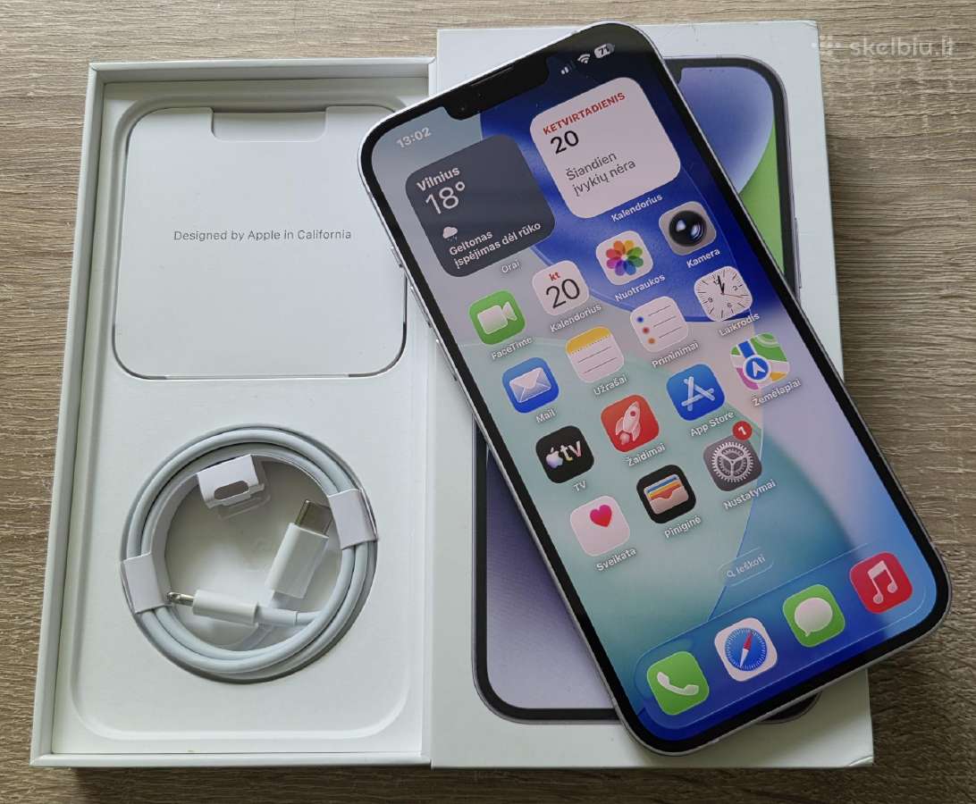 iPhone 14 plus purple - nuotraukos Nr. 2