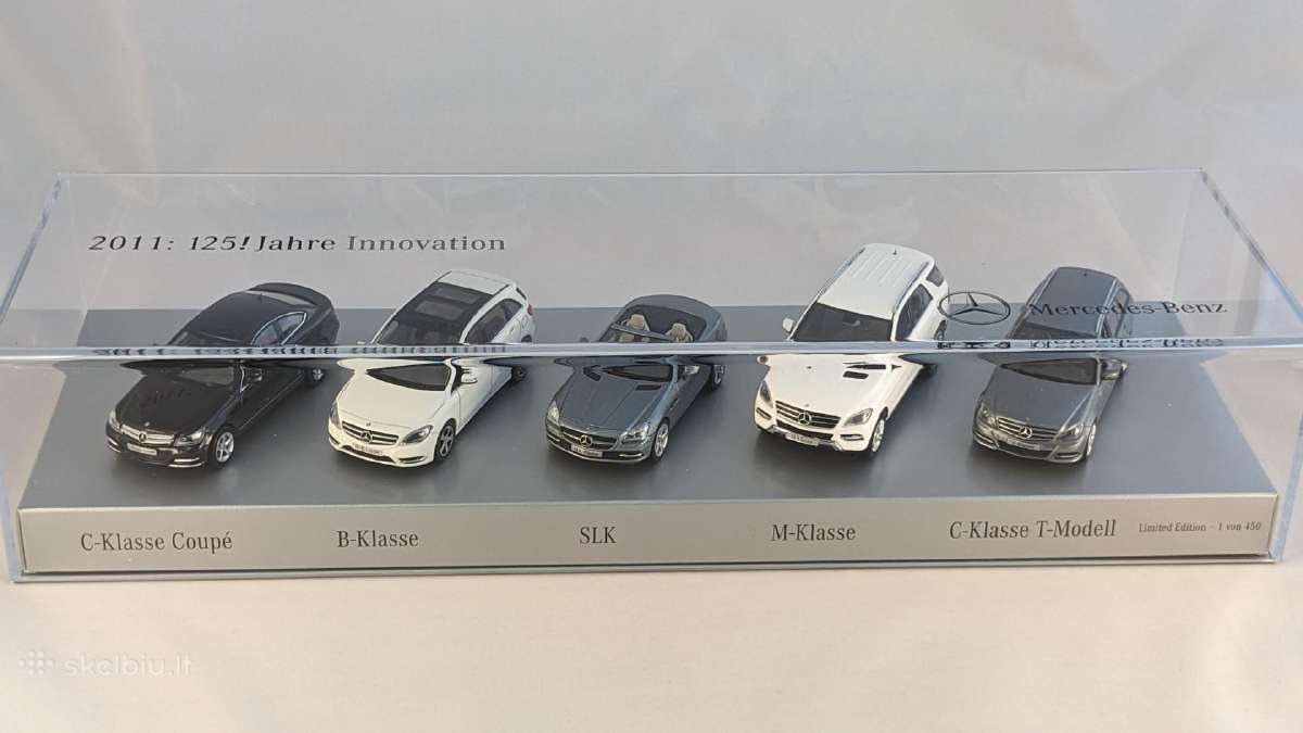 1/43 modeliukai MB 2011 rinkinys 5 modeliai Set - nuotraukos Nr. 3