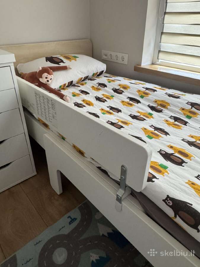 Ikea lovyte vaikui su apsauga ir ciužiniu - nuotraukos Nr. 2