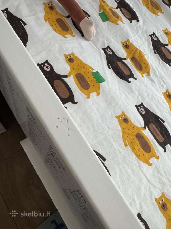 Ikea lovyte vaikui su apsauga ir ciužiniu - nuotraukos Nr. 3