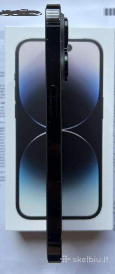 iPhone 14 Pro 128gb Spaceblack 100% battery health - nuotraukos Nr. 4