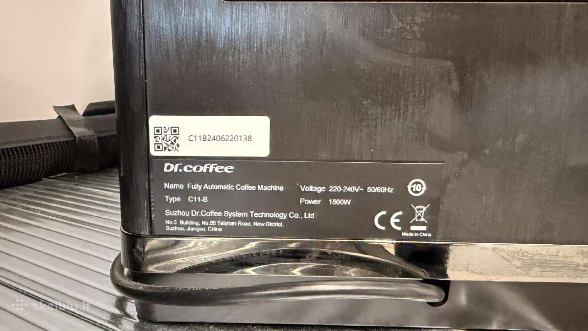 Puikios būklės Dr Coffee C11-b kavos aparatas - nuotraukos Nr. 4