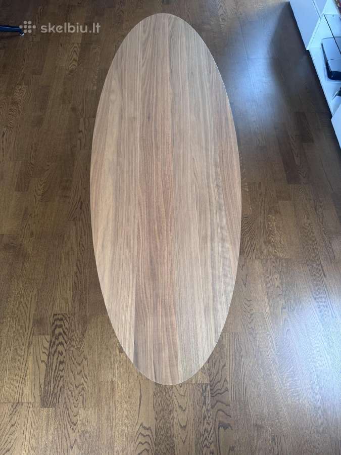 Kavos staliukas, riešutmedžio lukštas. 180x59cm, - nuotraukos Nr. 2