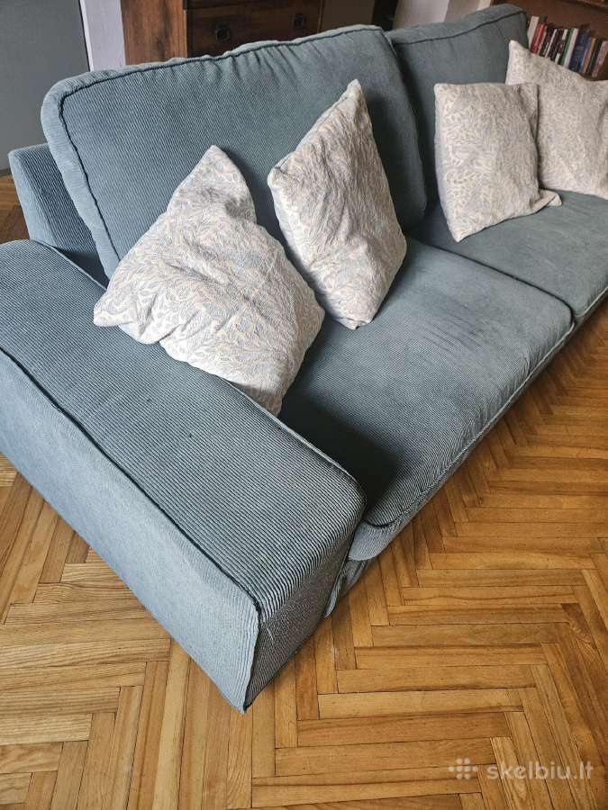 Melsva sofa su pagalvėlėmis - nuotraukos Nr. 7