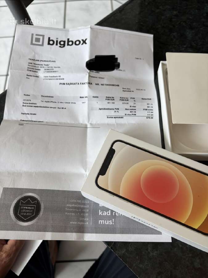 iPhone 12 mini 128gb - nuotraukos Nr. 3