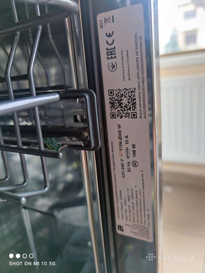 Parduodu indaplovę Asko Dfi544b - nuotraukos Nr. 2