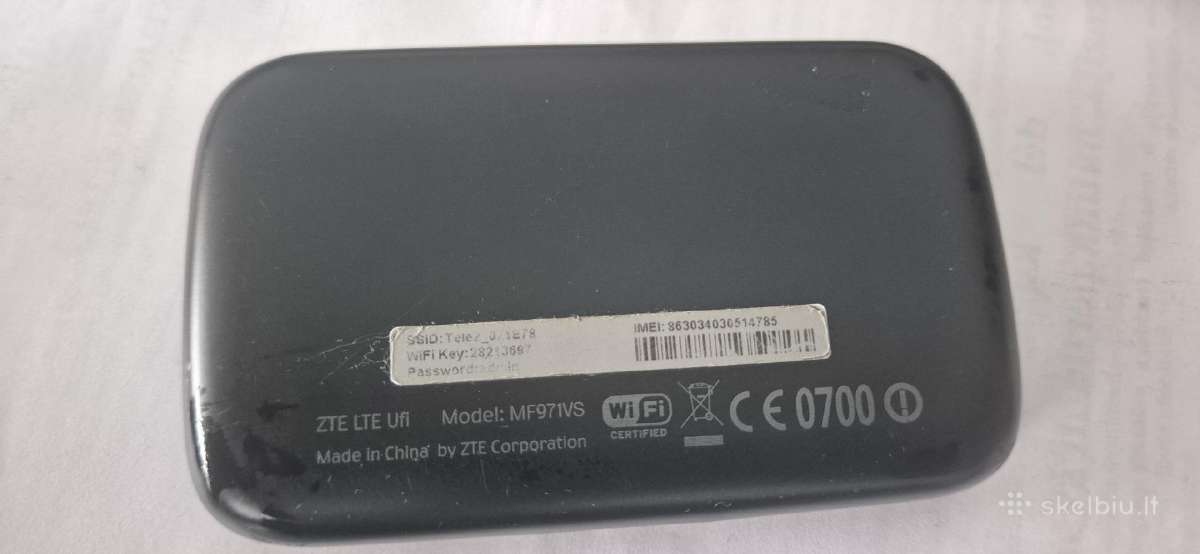 Zte Lte Ufi Mf971vs Wi-fi modemas - nuotraukos Nr. 2