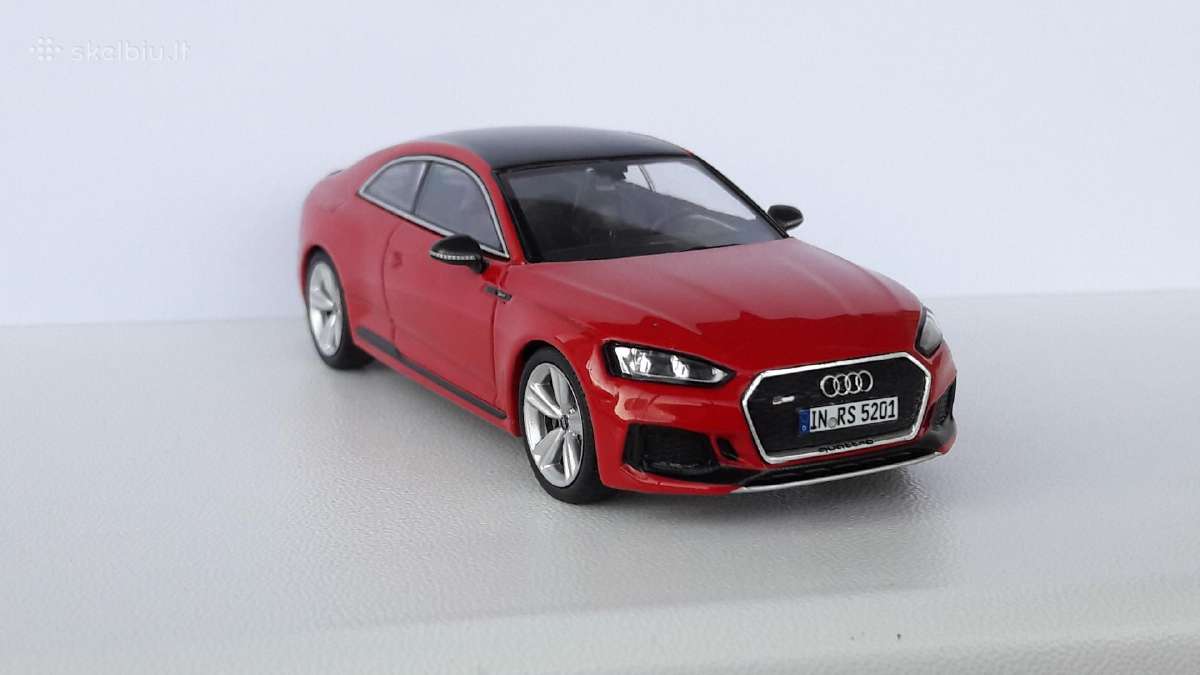 1/43 modeliukai Audi A5 B9 Rs5 2018 coupe - nuotraukos Nr. 3