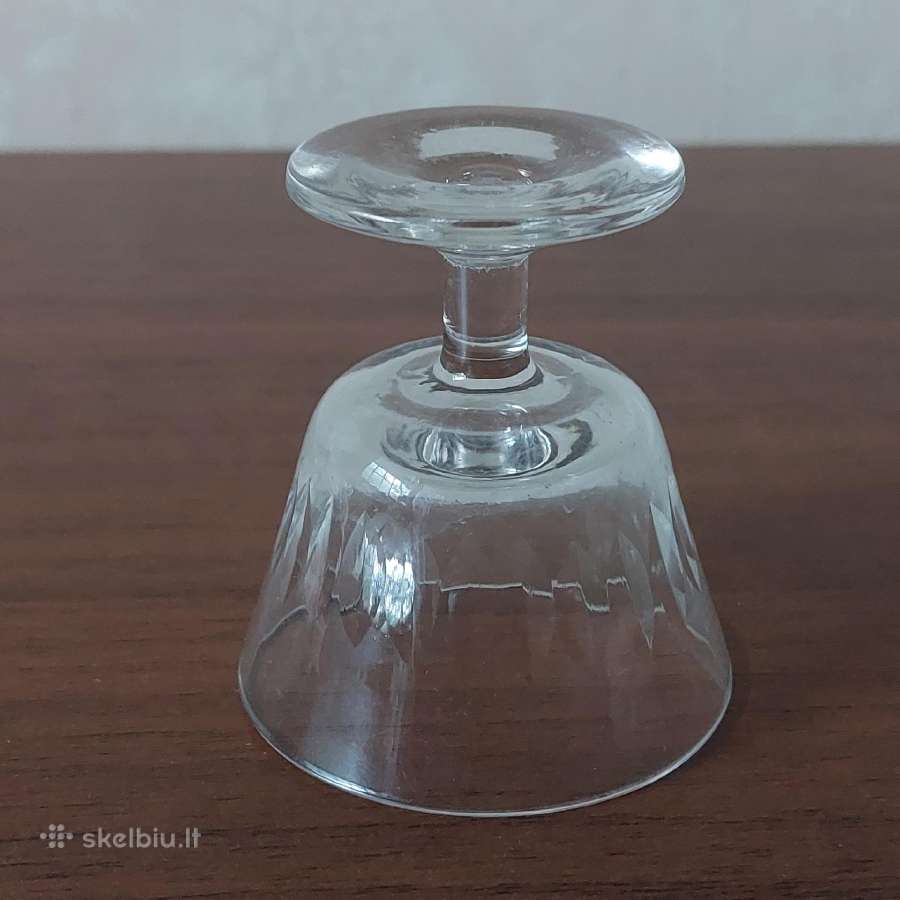 9 krištoliniai stikliukai ( iš tarybinių laikų ). - nuotraukos Nr. 12