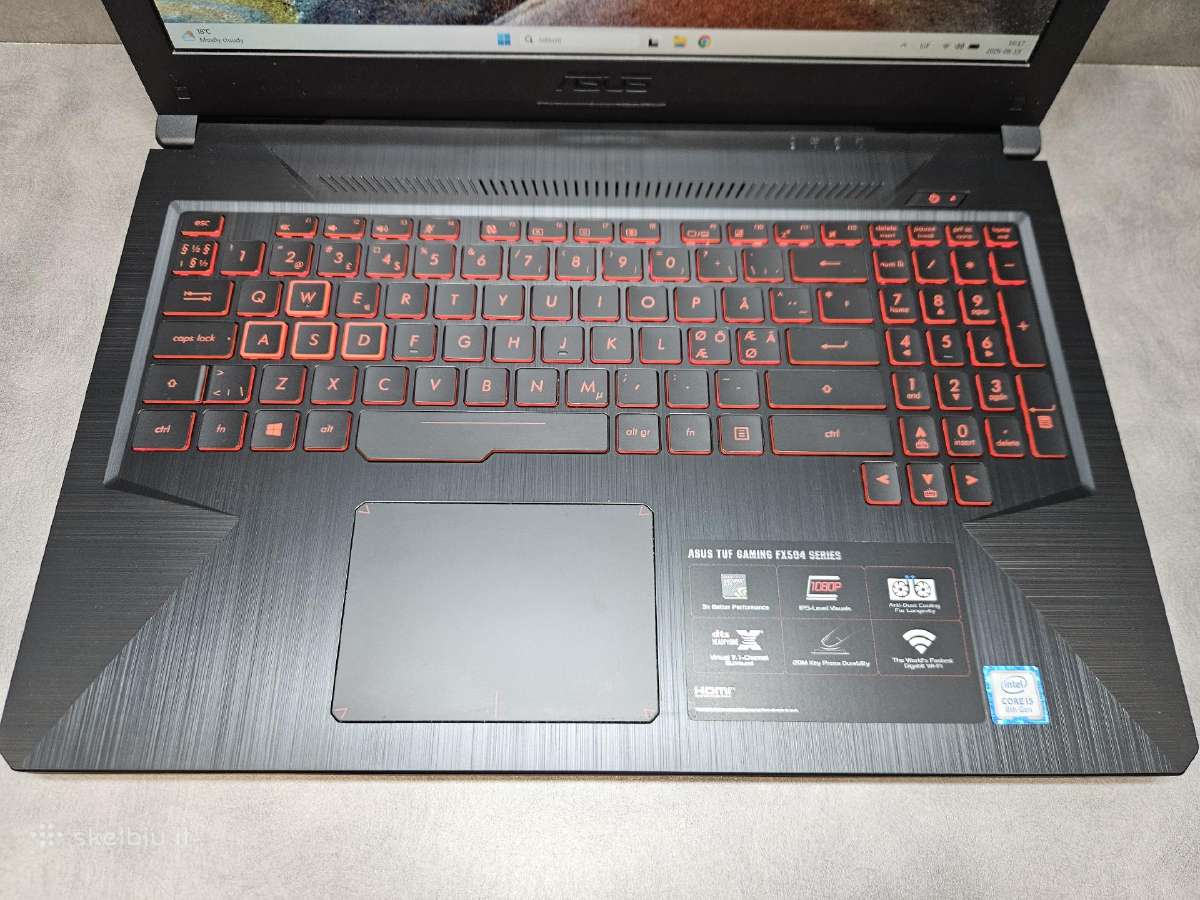 Asus /15.6" Fhd/i5-8300h/16ram/500ssd/gtx 1060 - nuotraukos Nr. 2