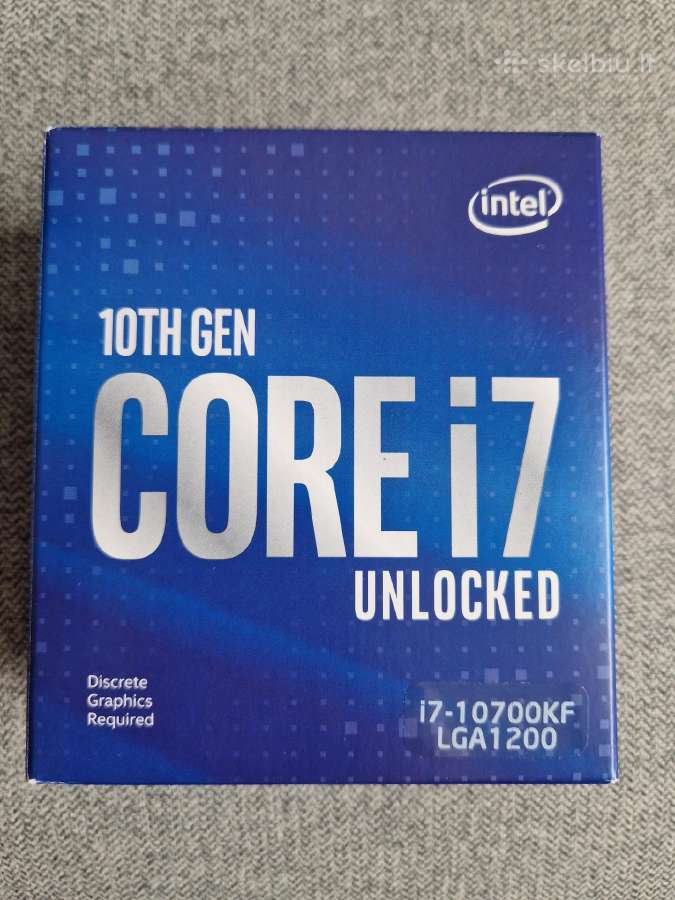 Intel i7 10700kf 3.8ghz Cpu - nuotraukos Nr. 4