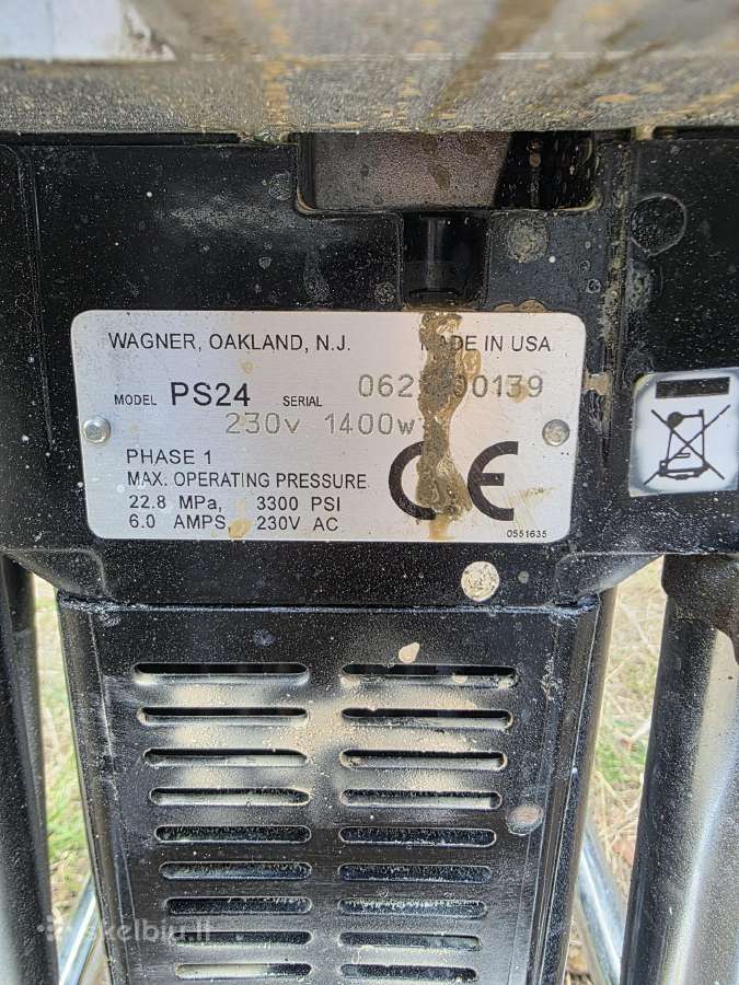 Wagner Ps 24 Dažų purkštuvas - nuotraukos Nr. 8