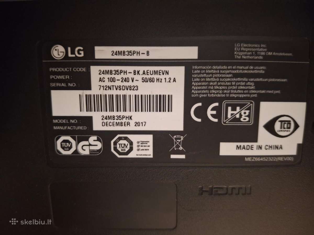Monitorius LG 24mb35ph - nuotraukos Nr. 2
