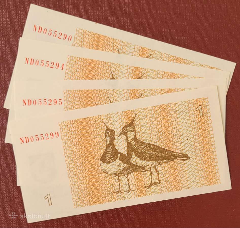 1992 m. 1 ir 10 talonai Unc - nuotraukos Nr. 6