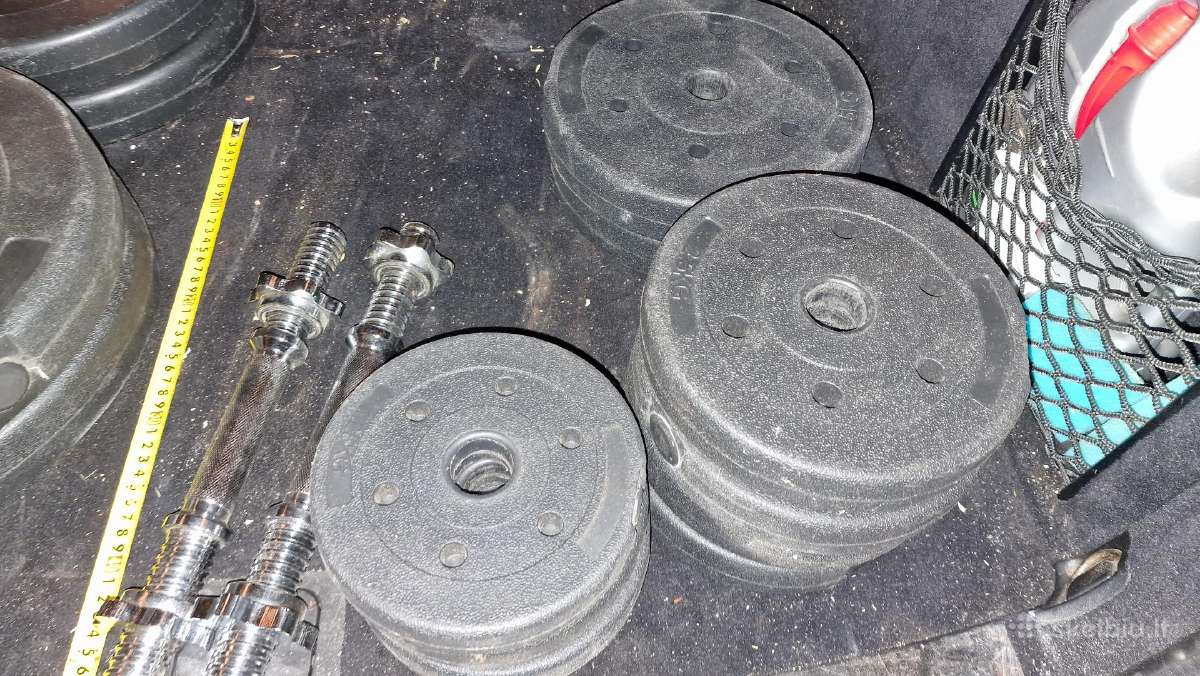 Diskiniai svarmenys 75kg - nuotraukos Nr. 2