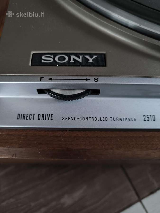 Sony Ps-2510 plokštelių grotuvas - nuotraukos Nr. 5