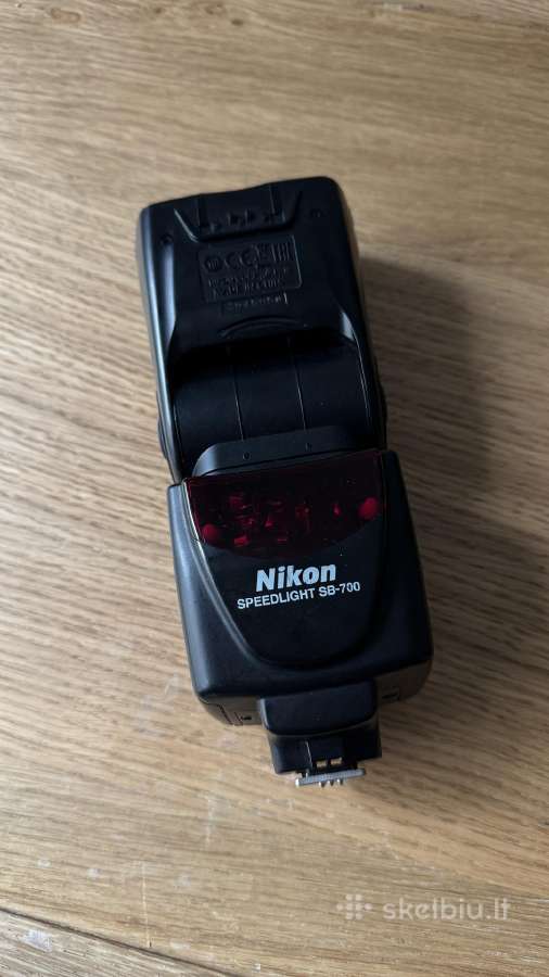 Nikon Speedlight SB-700 blykstė +dėklas+difuzorius - nuotraukos Nr. 4