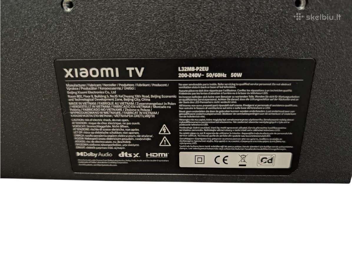 Televizorius Xiaomi TV A 2025 32 Smart TV - nuotraukos Nr. 4