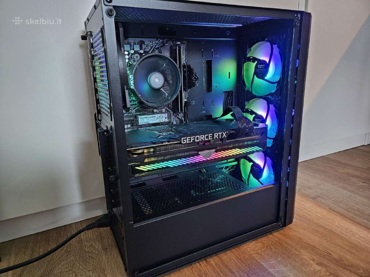 R5 5500, 16gb 3200mhz, 512gb Nvme, Rtx 3060ti - nuotraukos Nr. 4
