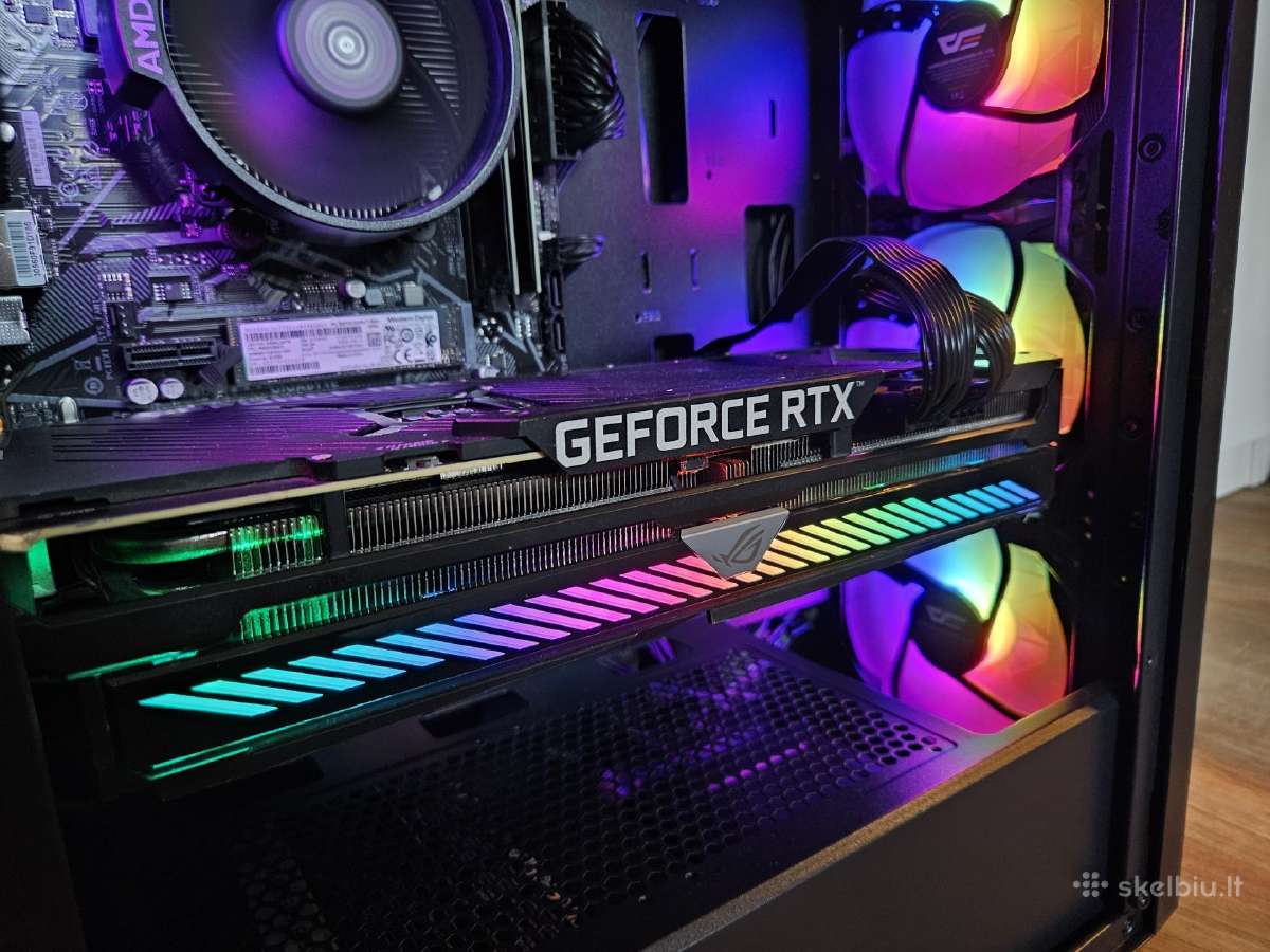 R5 5500, 16gb 3200mhz, 512gb Nvme, Rtx 3060ti - nuotraukos Nr. 5