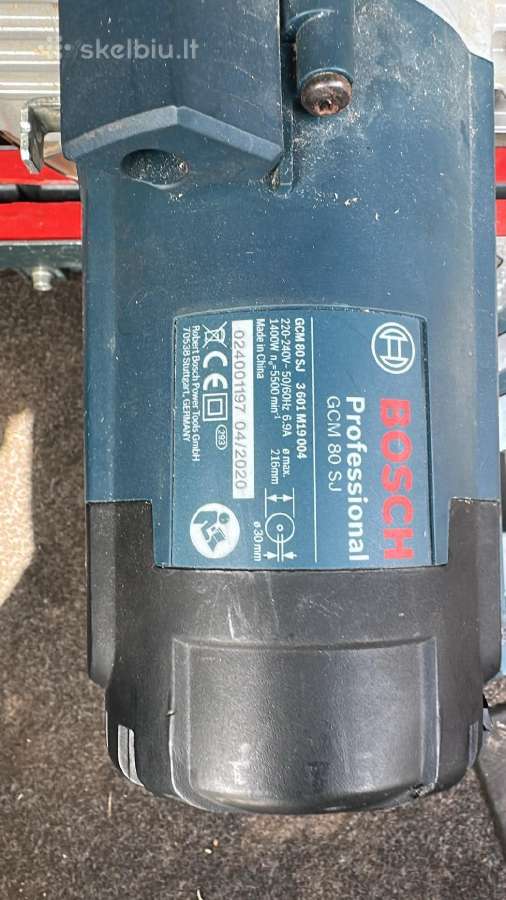 Bosch Gcm 80 Sj skersavimo staklės - nuotraukos Nr. 3