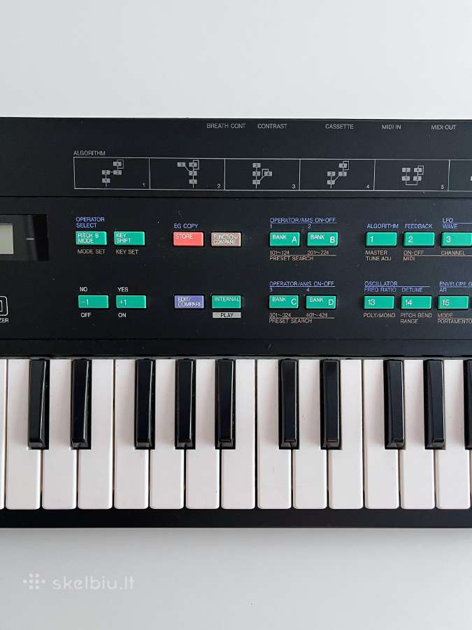 Yamaha Dx100 – Fm sintezatorius - nuotraukos Nr. 5