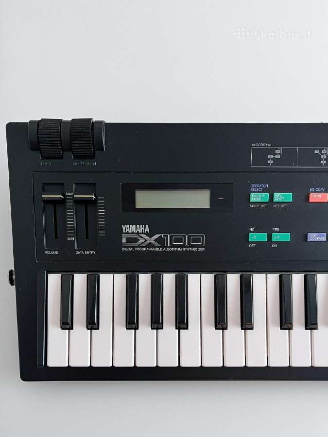 Yamaha Dx100 – Fm sintezatorius - nuotraukos Nr. 2