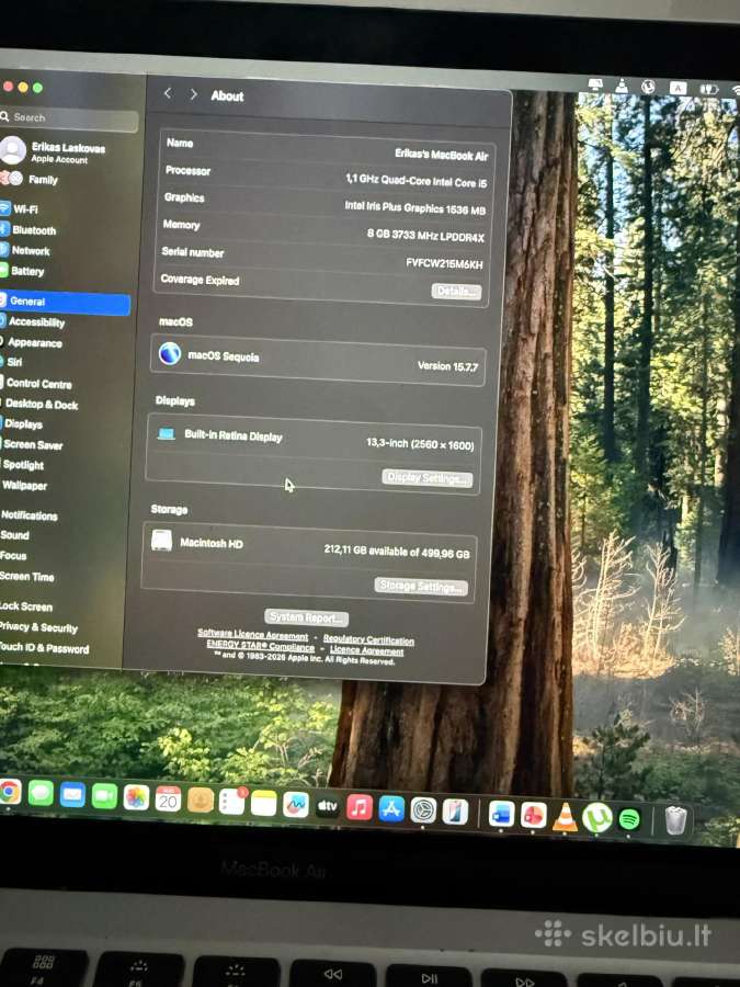 MacBook 13 2020 - nuotraukos Nr. 7