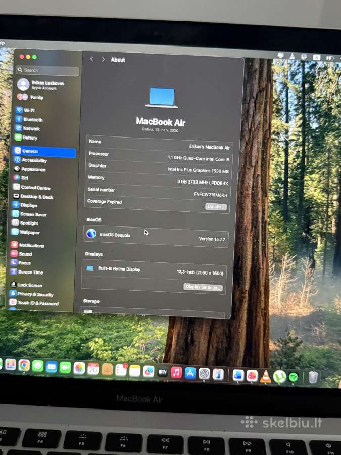 MacBook 13 2020 - nuotraukos Nr. 8