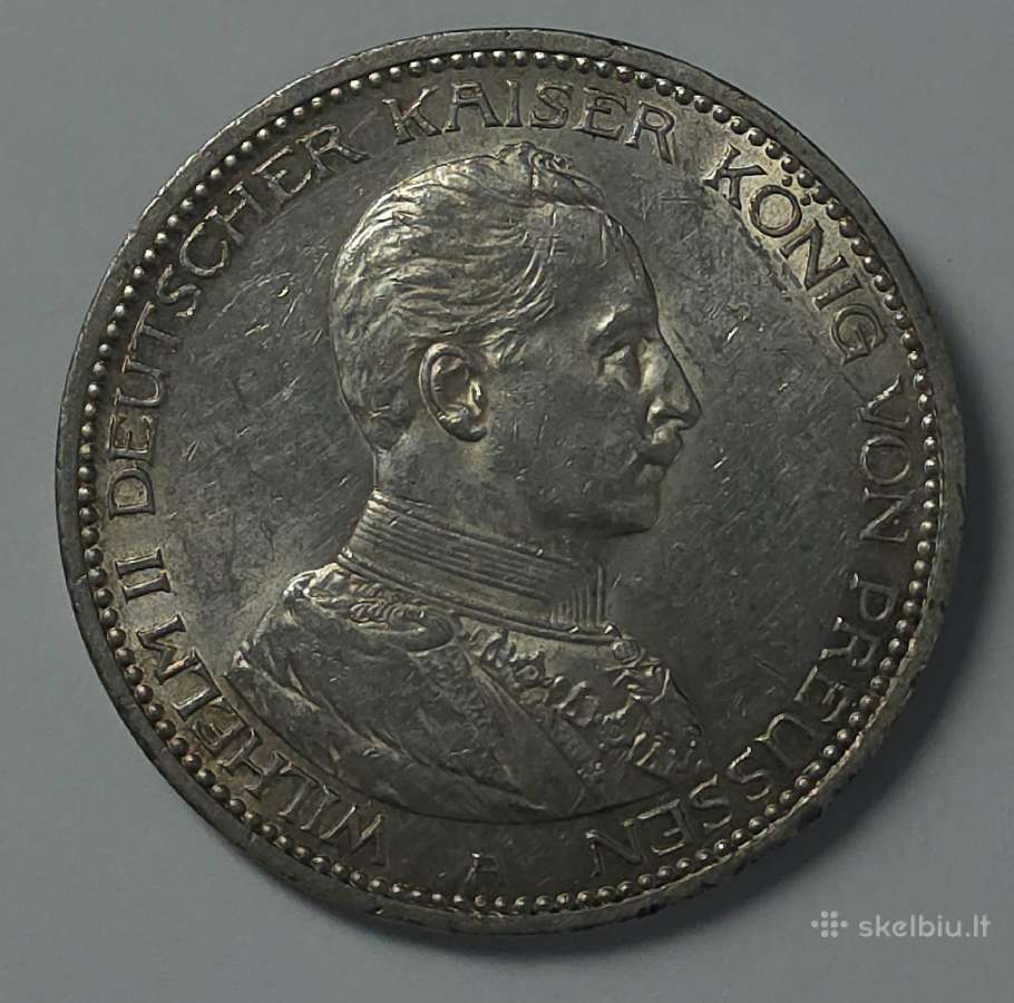 5 Mark 1914 m. A Prūsija - nuotraukos Nr. 4