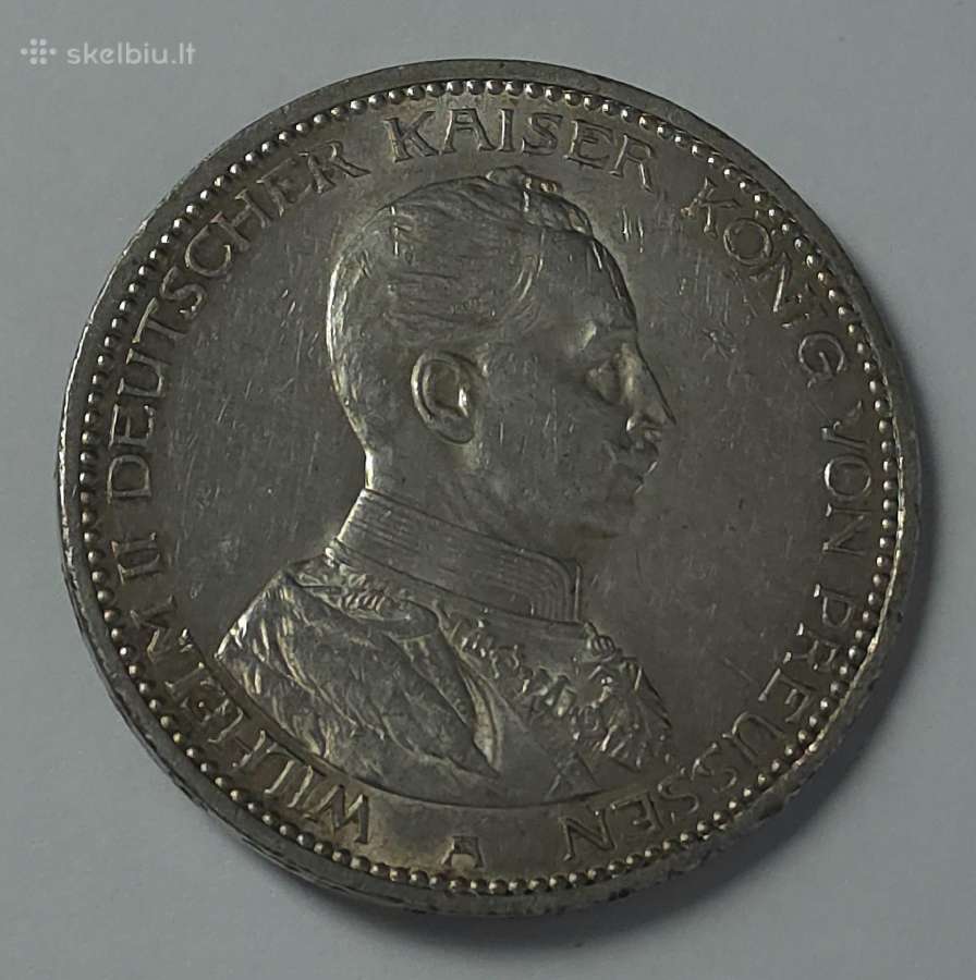 5 Mark 1914 m. A Prūsija - nuotraukos Nr. 5