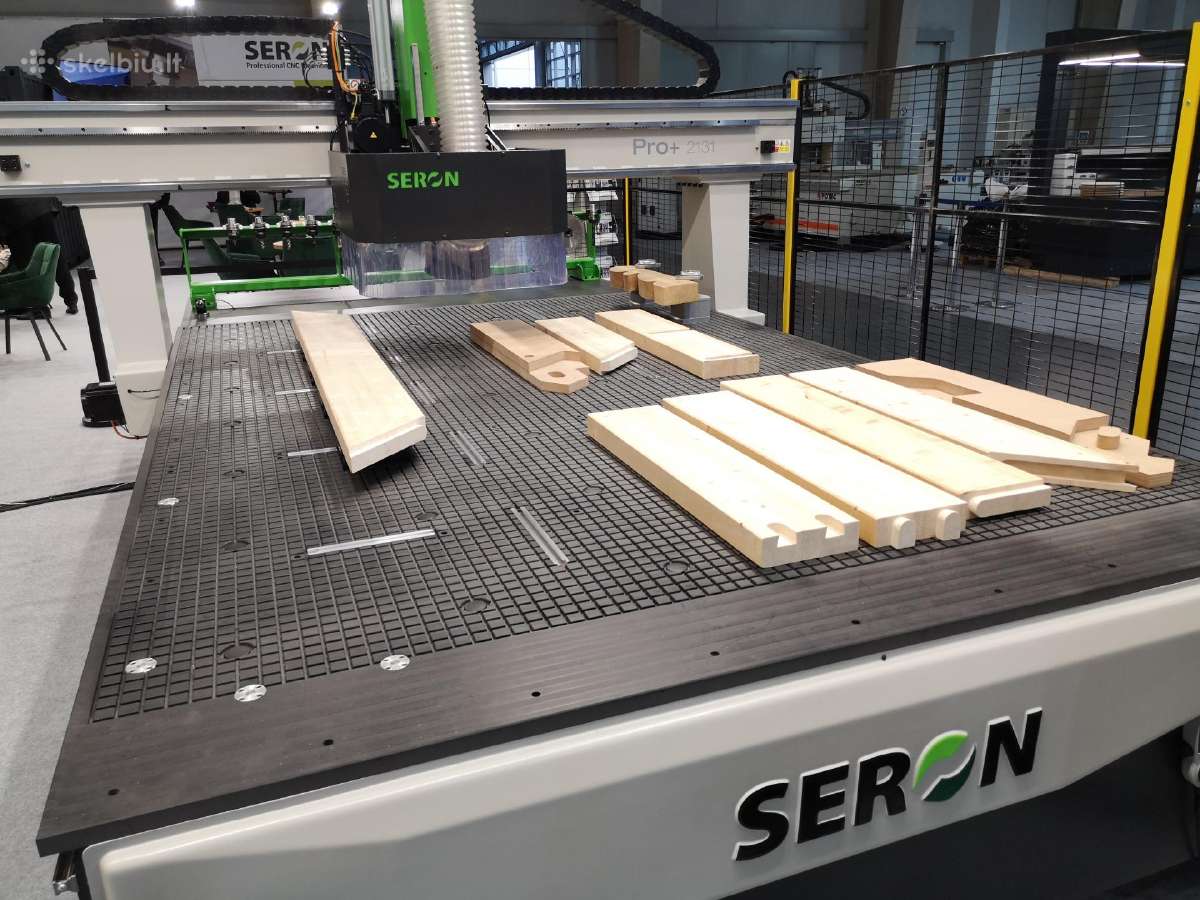CNC 2131 Pro+ plokštei ir medžiui 12 kw Atc 4 ašys - nuotraukos Nr. 2