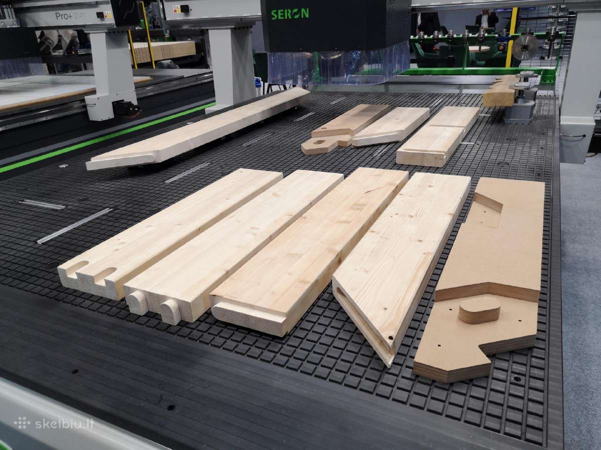 CNC 2131 Pro+ plokštei ir medžiui 12 kw Atc 4 ašys - nuotraukos Nr. 3