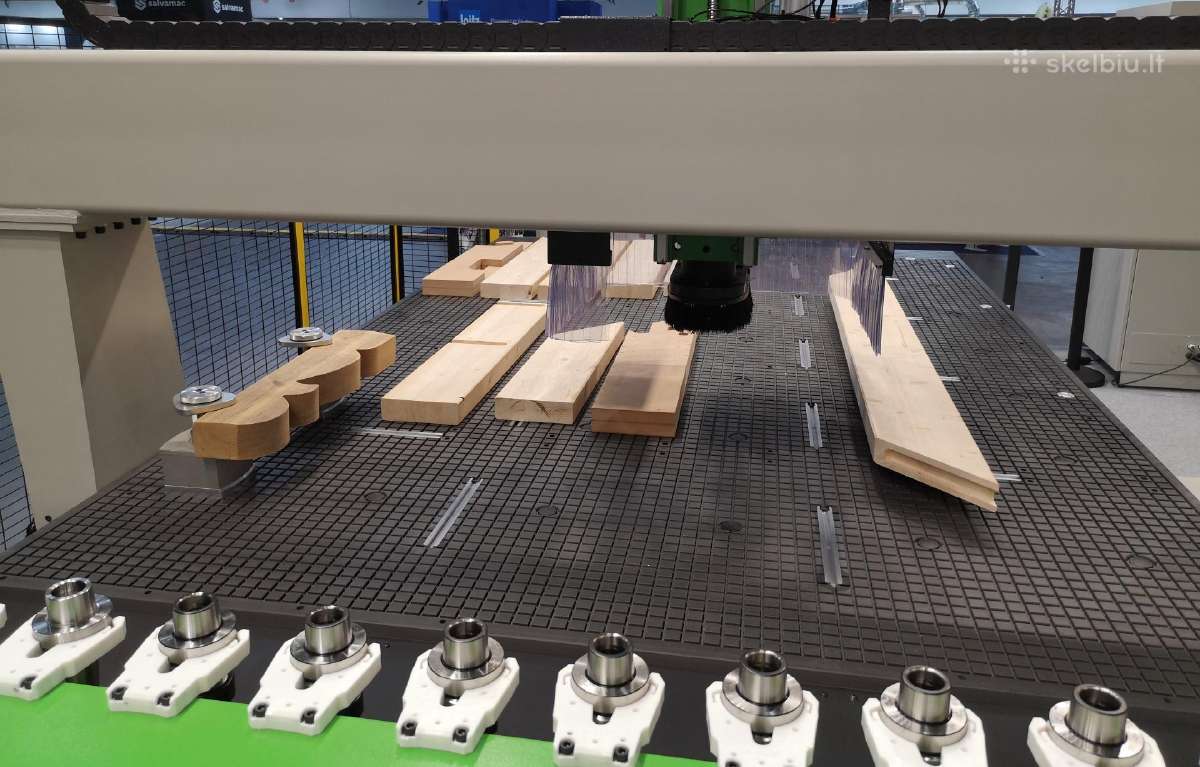 CNC 2131 Pro+ plokštei ir medžiui 12 kw Atc 4 ašys - nuotraukos Nr. 4
