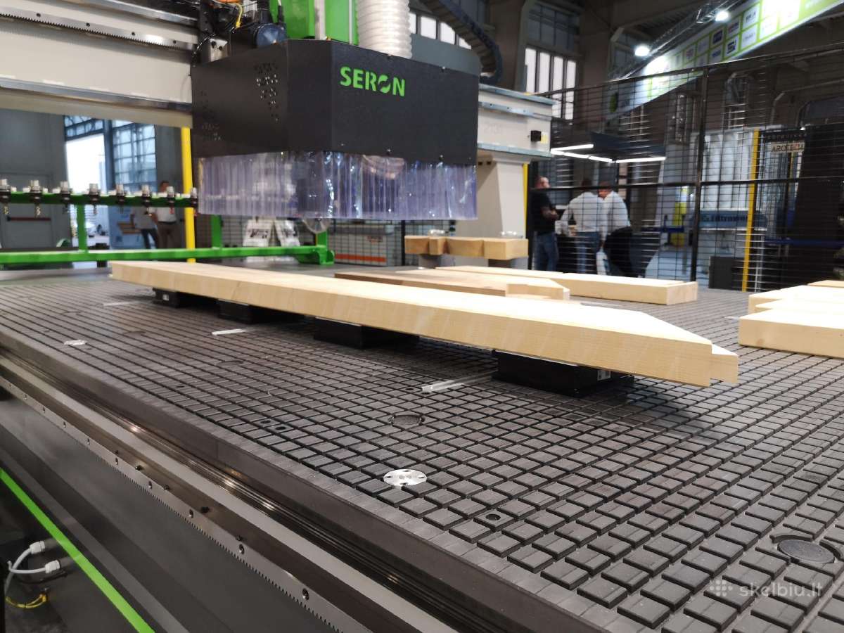 CNC 2131 Pro+ plokštei ir medžiui 12 kw Atc 4 ašys - nuotraukos Nr. 5