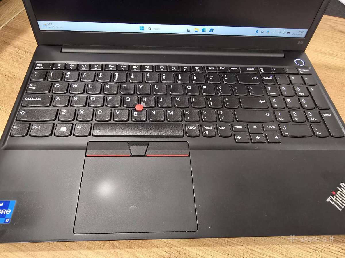 Lenovo Thinkpad E15 15,6"i7-1165g7/32gb/512ssd/win - nuotraukos Nr. 2