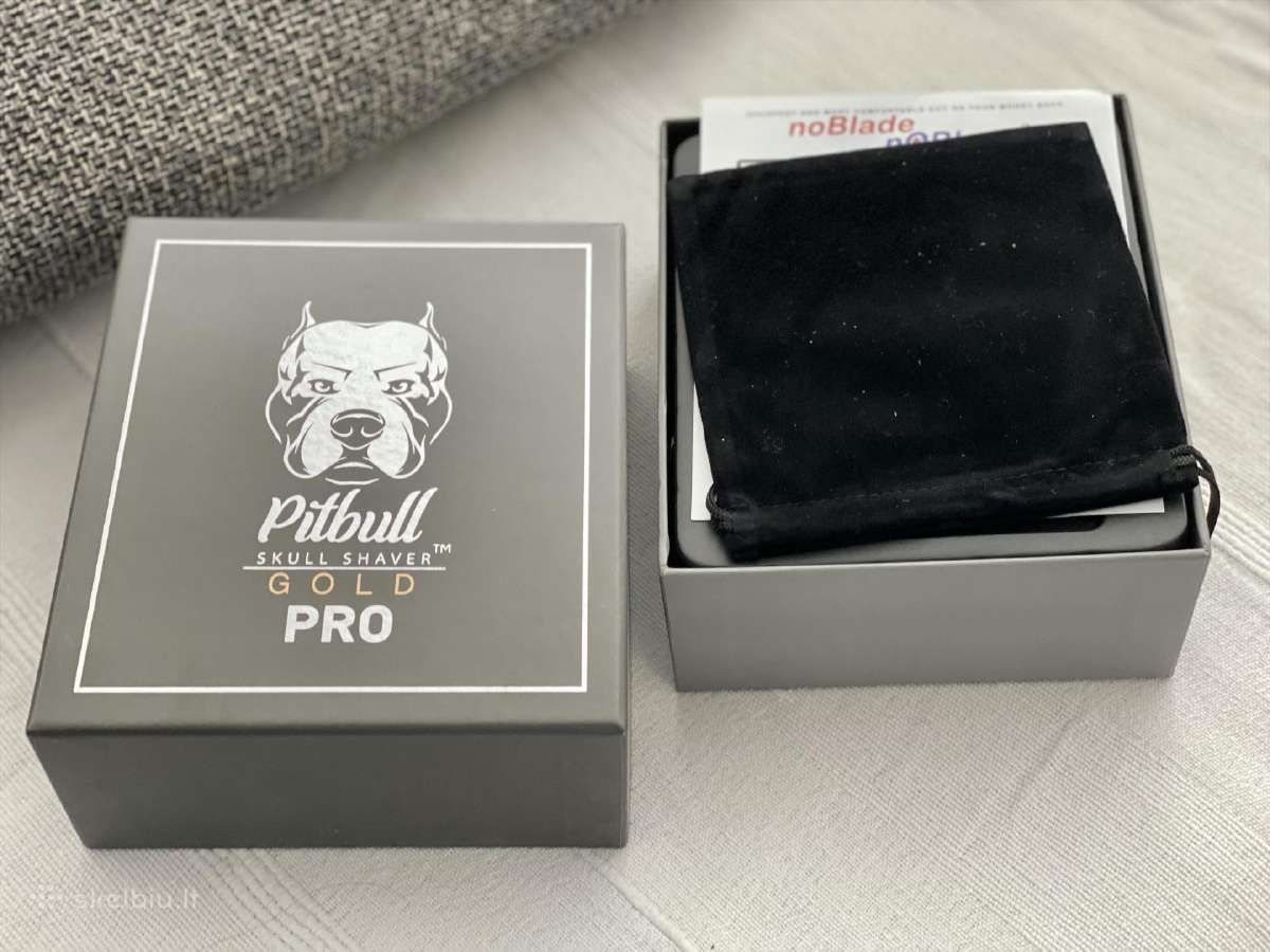 Pitbull Skull Shaver Gold Pro Gx5 Naujas skustuvas - nuotraukos Nr. 2