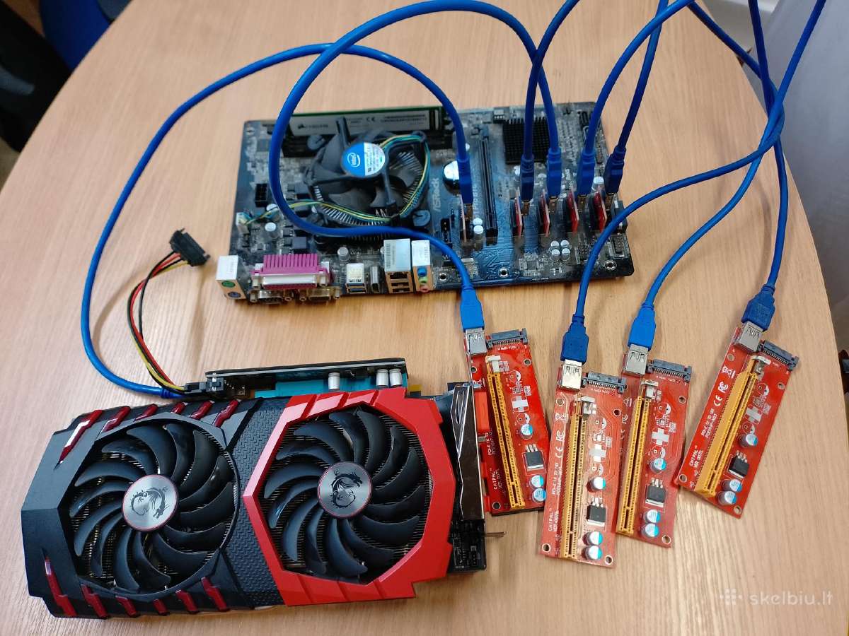 Mining rig komplektai Asrock H81/h110 Pro Btc + Rx - nuotraukos Nr. 4