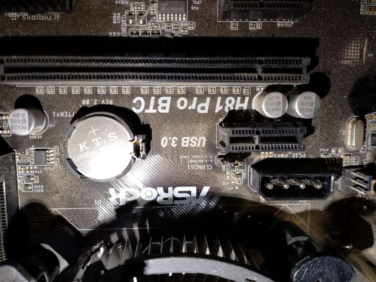 Mining rig komplektai Asrock H81/h110 Pro Btc + Rx - nuotraukos Nr. 5