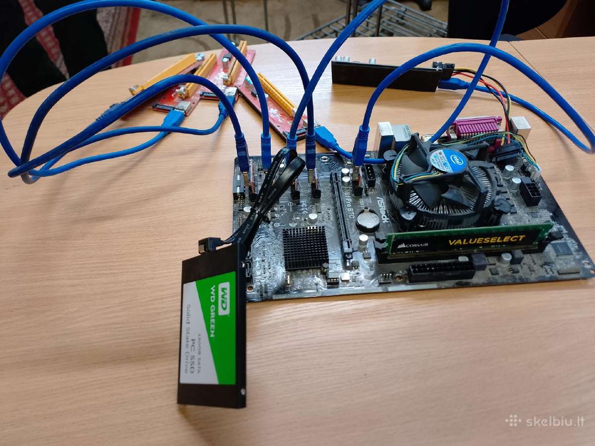Mining rig komplektai Asrock H81/h110 Pro Btc + Rx - nuotraukos Nr. 11