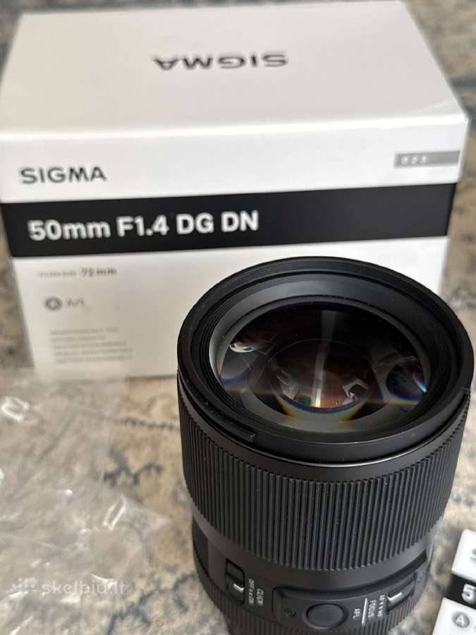 Sigma 50mm f1.4 dg dn art sony e-mount - nuotraukos Nr. 2
