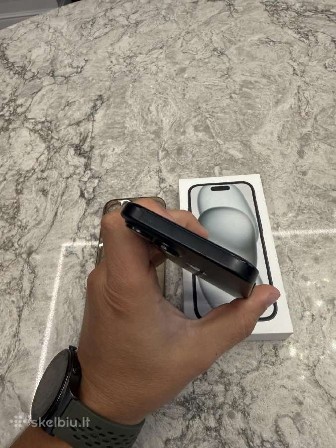 iPhone 15, 256gb 100% baterija - nuotraukos Nr. 6