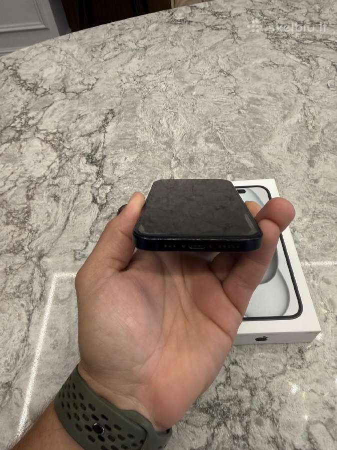 iPhone 15, 256gb 100% baterija - nuotraukos Nr. 7