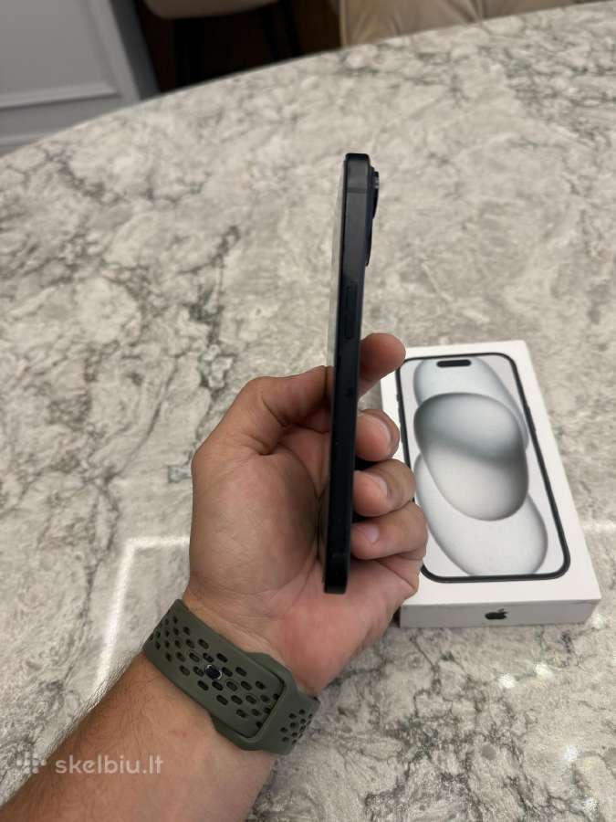 iPhone 15, 256gb 100% baterija - nuotraukos Nr. 8