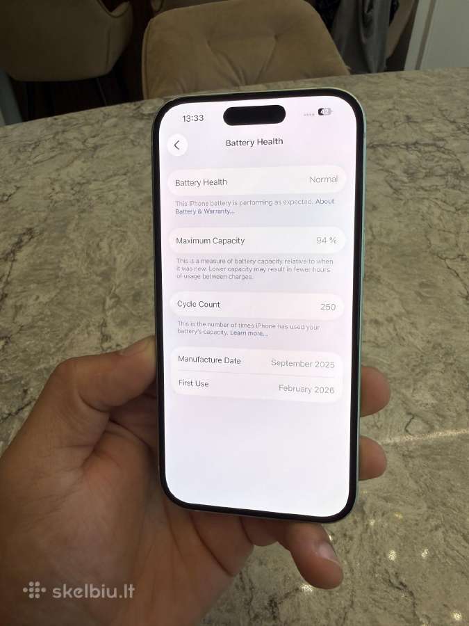 Apple iPhone 15, 128gb 94% baterija - nuotraukos Nr. 5