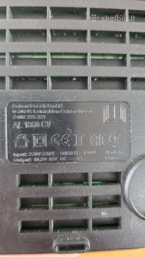 Bosch 14.4 v akumuliatorius su ikrovikliu. - nuotraukos Nr. 3