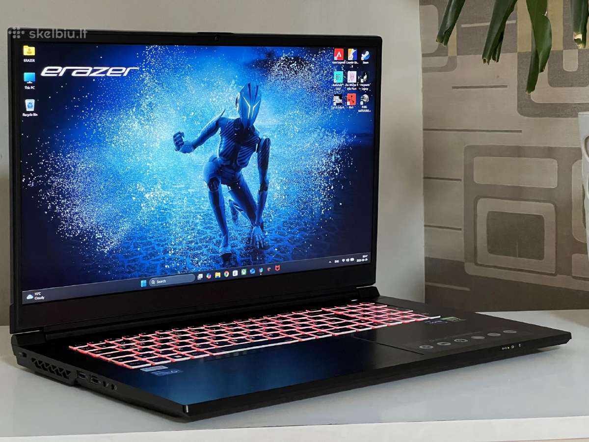 Parduodamas Erazer su Rtx 3060, I7-12k, 2k 165hz. - nuotraukos Nr. 2