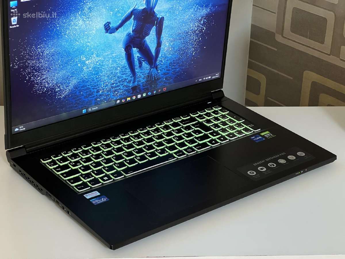 Parduodamas Erazer su Rtx 3060, I7-12k, 2k 165hz. - nuotraukos Nr. 3
